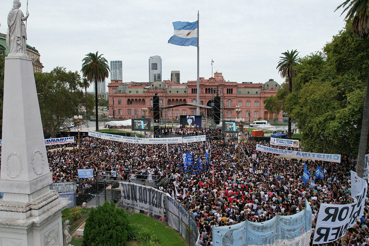 El discurso completo del Encuentro Memoria, Verdad y Justicia en Plaza de Mayo
