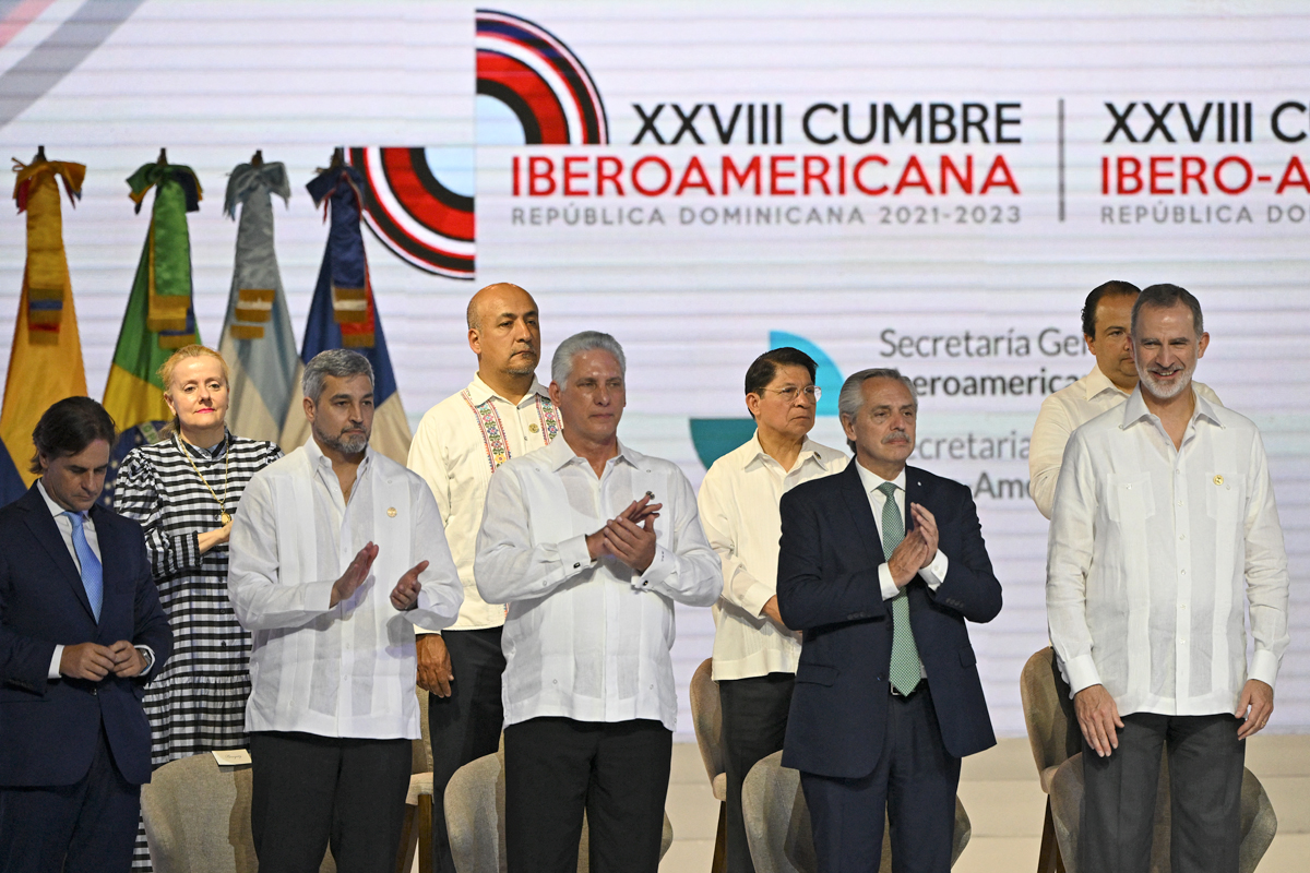 El discurso presidencial en la Cumbre Iberoamericana de Jefes y Jefas de Estado