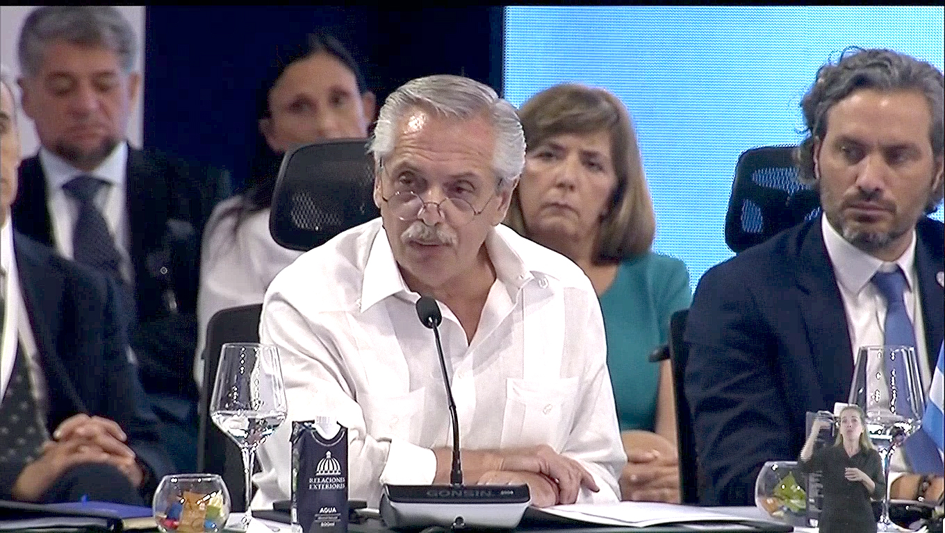 Alberto Fernández pidió un nuevo sistema financiero mundial que contemple los efectos del cambio climático