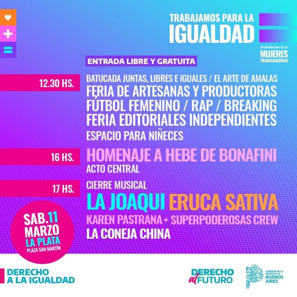 La Provincia de Buenos Aires celebrará el Día de las Mujeres Trabajadoras con una jornada de actividades 1 mujeres trabajadoras
