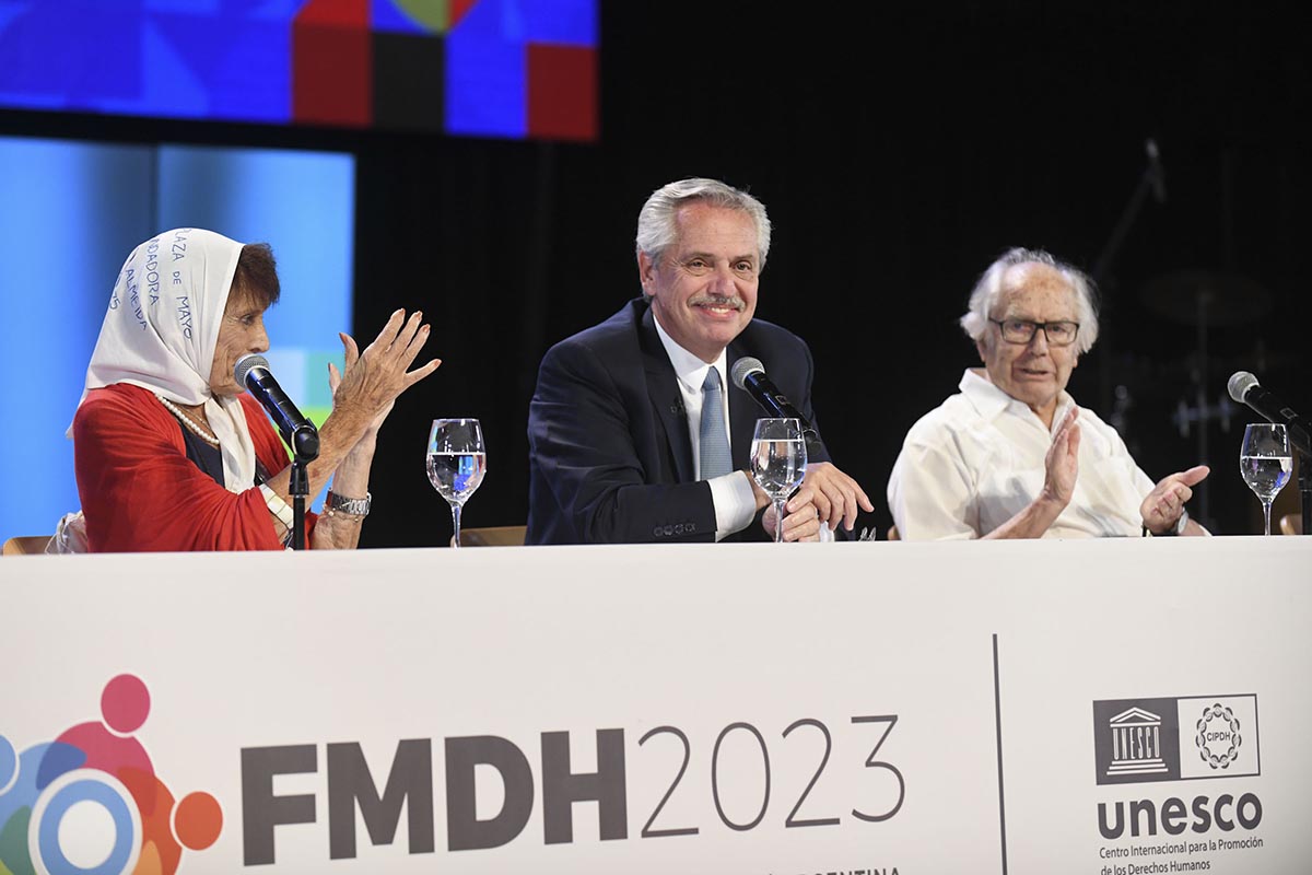 Alberto Fernández: “El pueblo argentino ha hecho de los derechos humanos una política de Estado”