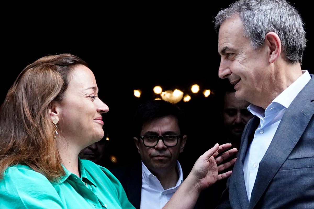 Cecilia Moreau recibió al expresidente español Rodríguez Zapatero: conversaron sobre democracia y DDHH