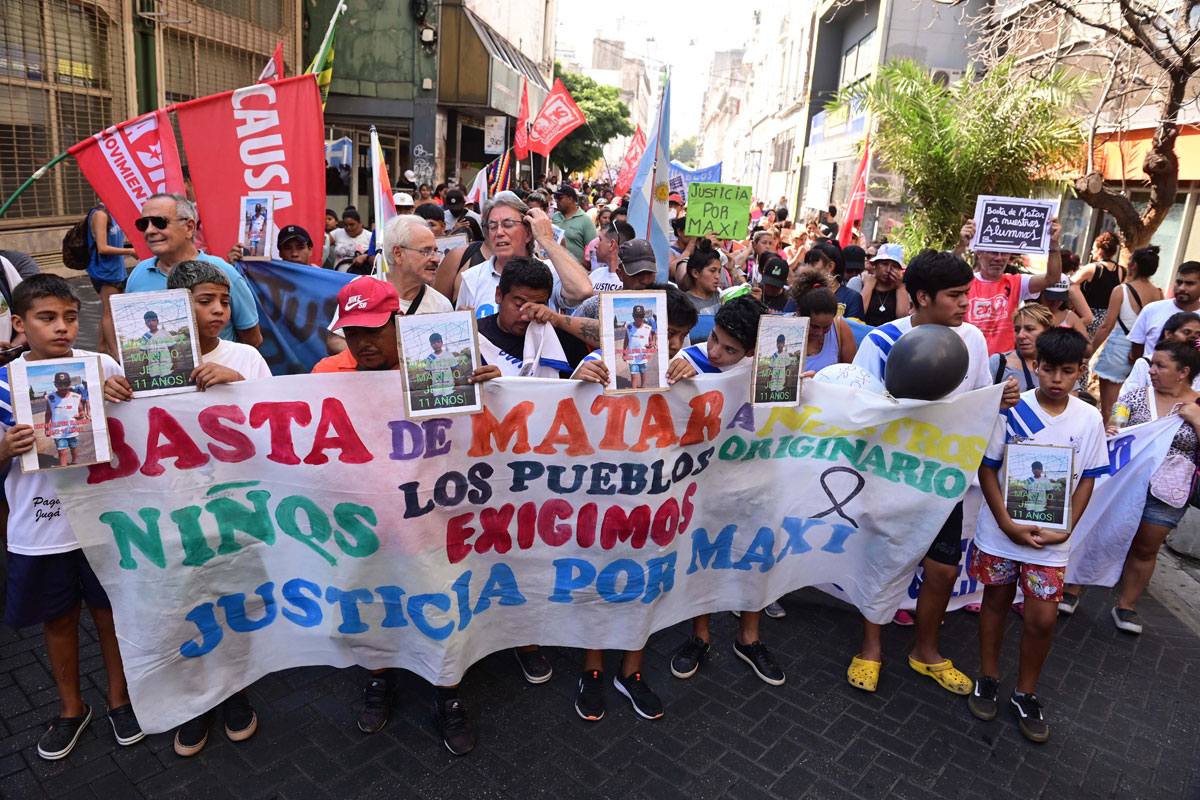 La familia de Maxi Jeréz marchó para pedir justicia y porque «no queremos más muertes»