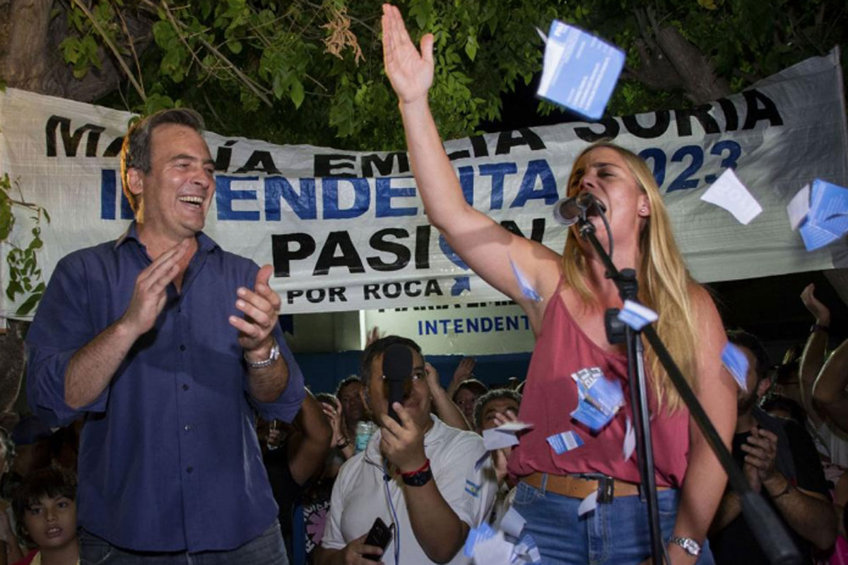 María Emilia Soria logró por amplio margen la reelección como intendenta de General Roca