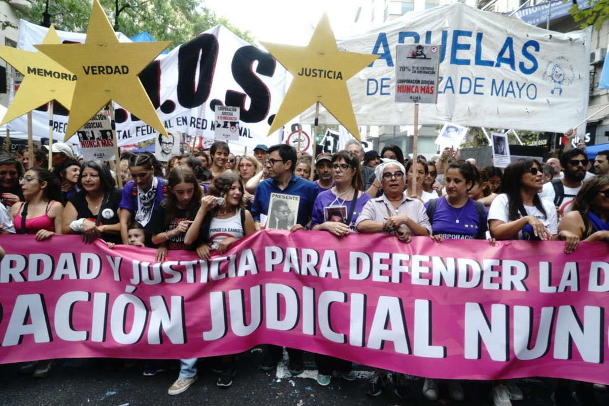 Cristina: «Cientos de miles marcharon por Memoria, Verdad, Justicia y decirle Nunca Más a la Corporación Judicial»