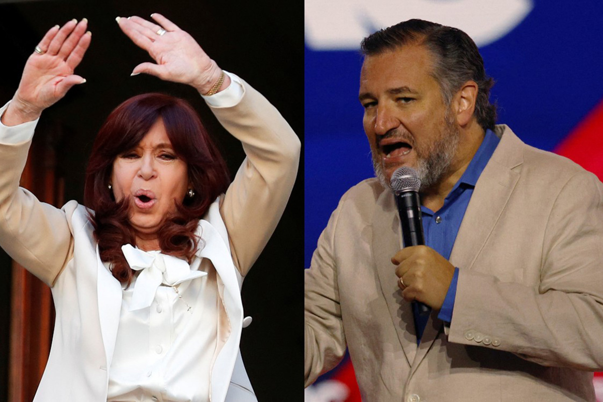 El senador estadounidense Ted Cruz  pidió condenar a Cristina por corrupción y ella le respondió por Twitter