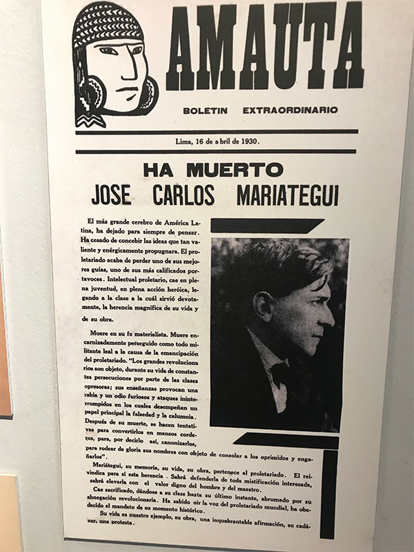 Portada despedida de Amauta.