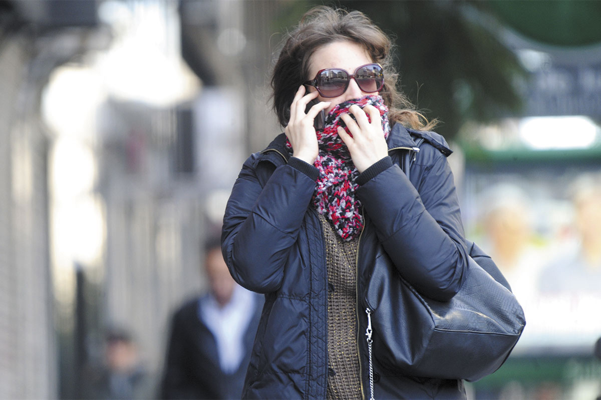 Sábado muy frío y cielo parcialmente nublado en Buenos Aires
