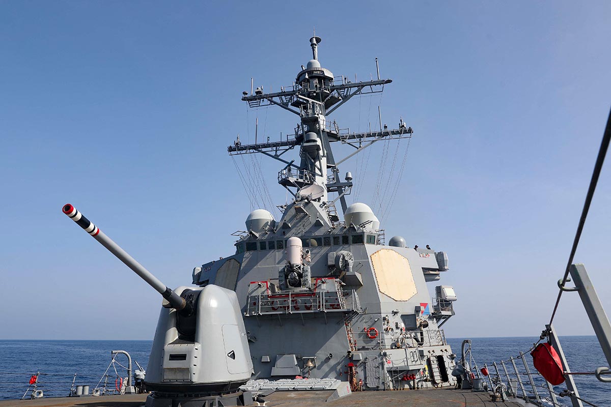EE.UU. desafía a China: un buque militar cruzó el estrecho de Taiwán