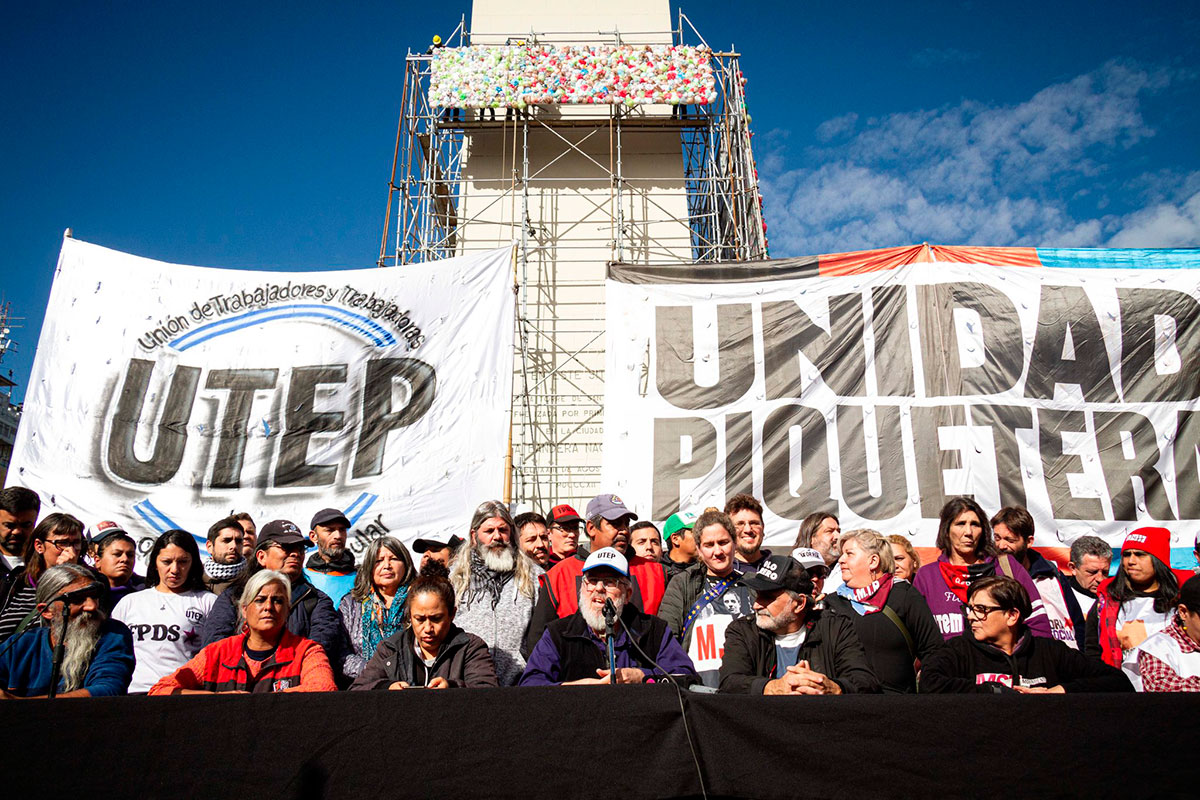 La UTEP marchará con la Unidad Piquetera y se agudiza la crisis dentro del oficialismo