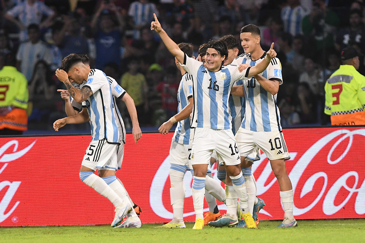 Contundente triunfo del Sub-20 y Argentina ya está en octavos de final del Mundial