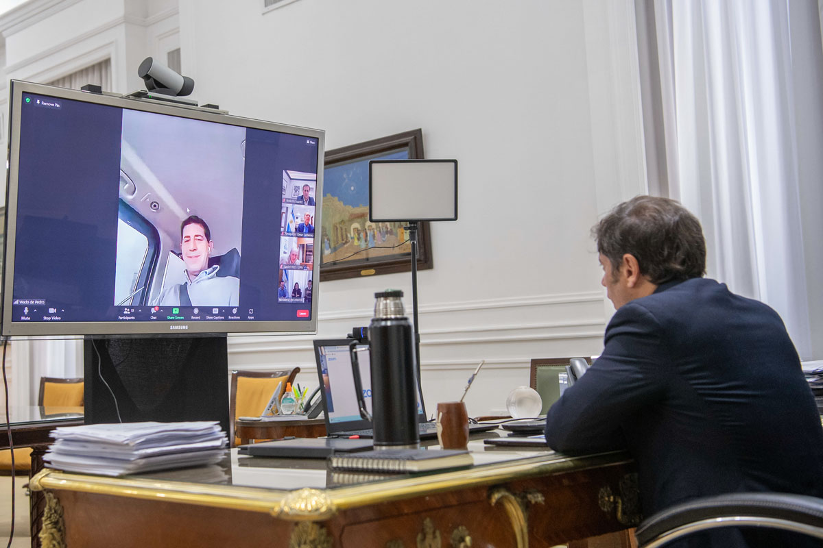 Kicillof y De Pedro coordinan agendas y se mostrarán juntos en La Plata