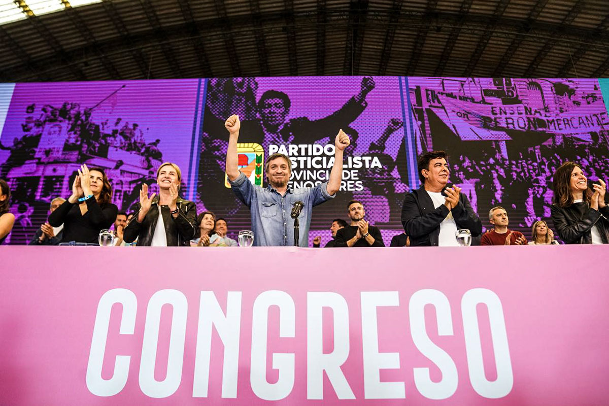 Expectativa por el discurso de Máximo Kirchner en el Congreso del PJ bonaerense que se reúne en La Matanza