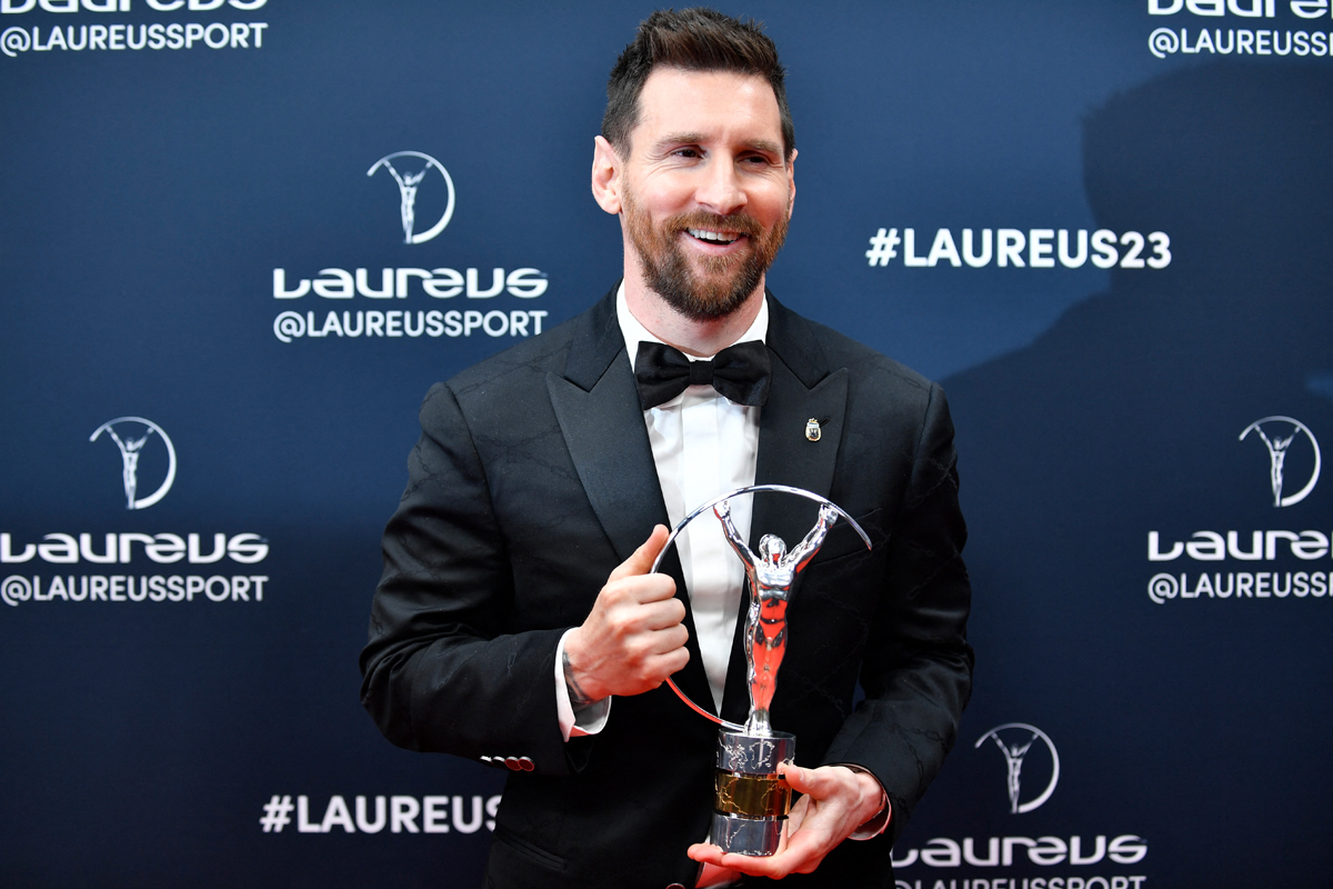 Messi ganó su segundo premio Laureus como Mejor Deportista del Año