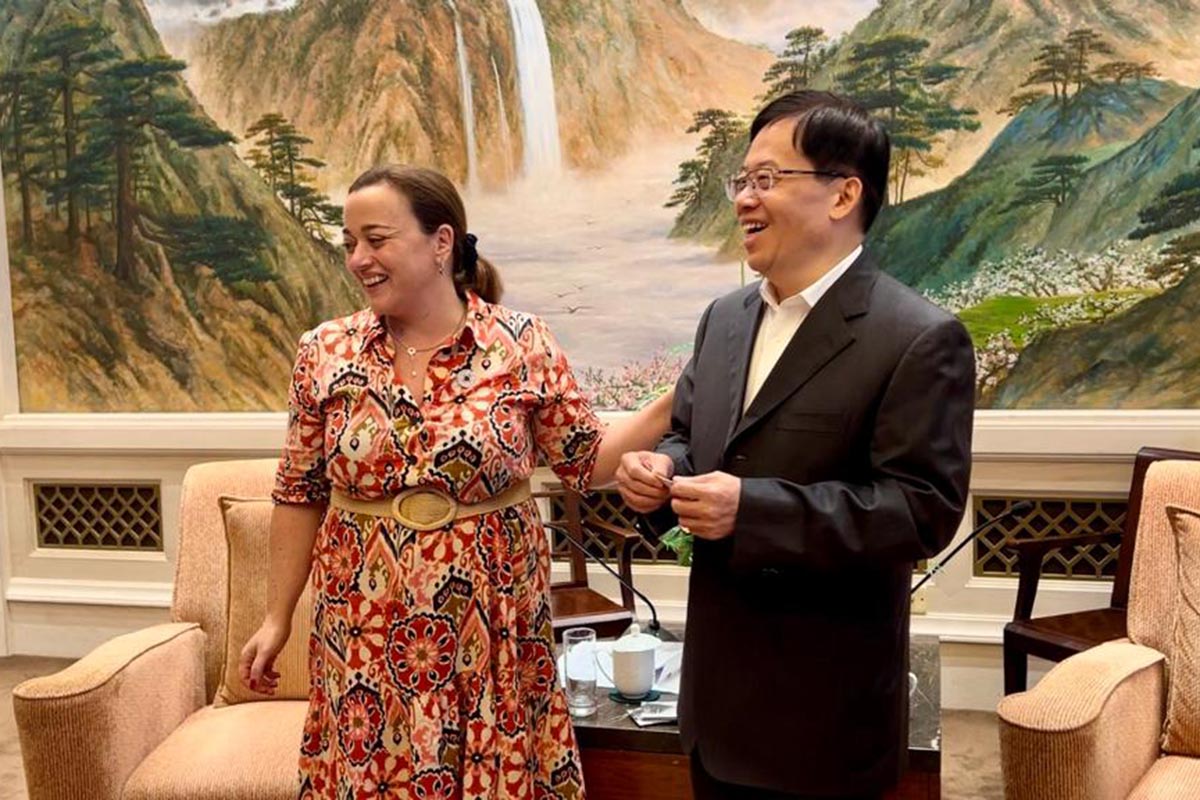 Cecilia Moreau exhortó a profundizar relaciones comerciales, económicas y culturales con China