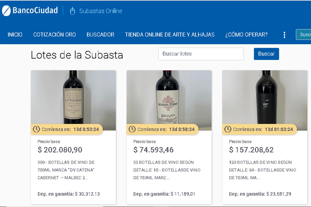 Crece el mercado ilegal de bebidas a Brasil y la Aduana subastará vinos, fernet y cervezas secuestrados