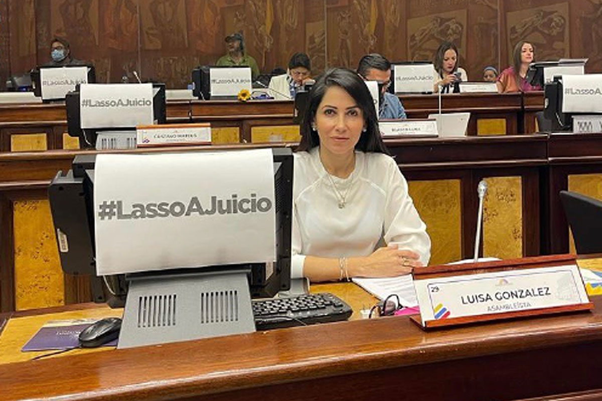 Luisa González-Aráuz  será la fórmula del correísmo en Ecuador