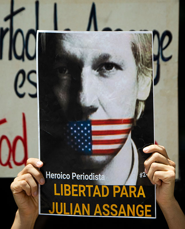 Campaña internacional por la liberación de Julian Assange