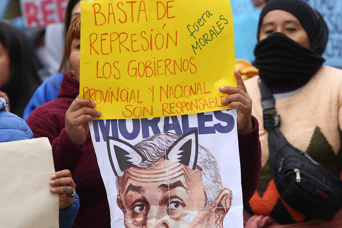 Represión en Humahuaca tras alcanzar declaración de rechazo a la reforma constitucional de Morales