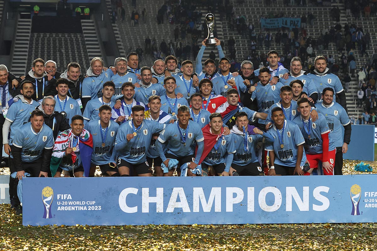 En qué clubes juegan los pibes de Uruguay, campeones del Mundial Sub 20?