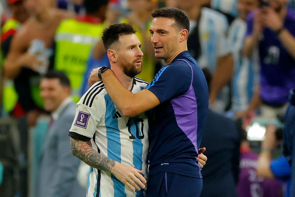 Scaloni: «Messi no vende humo y no miente»