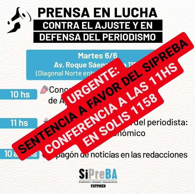 La Cámara de Apelaciones del Trabajo ratificó el otorgamiento de la personería gremial para el SiPreBA