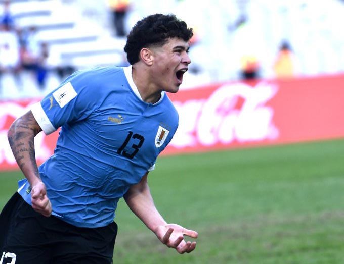 Matturro, un apellido nacido para ser defensor en la Uruguay finalista del Mundial Sub 20