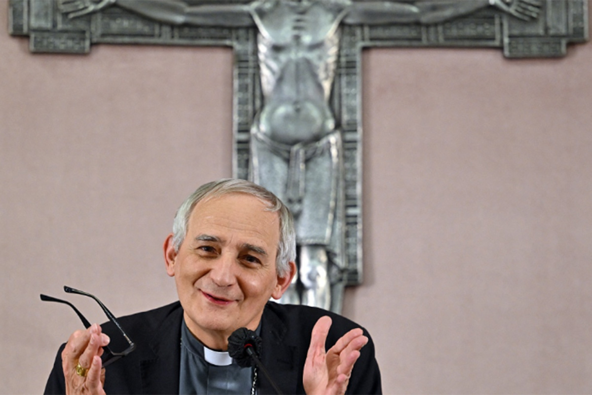 El enviado de Francisco para la paz en Ucrania inició su misión en Moscú