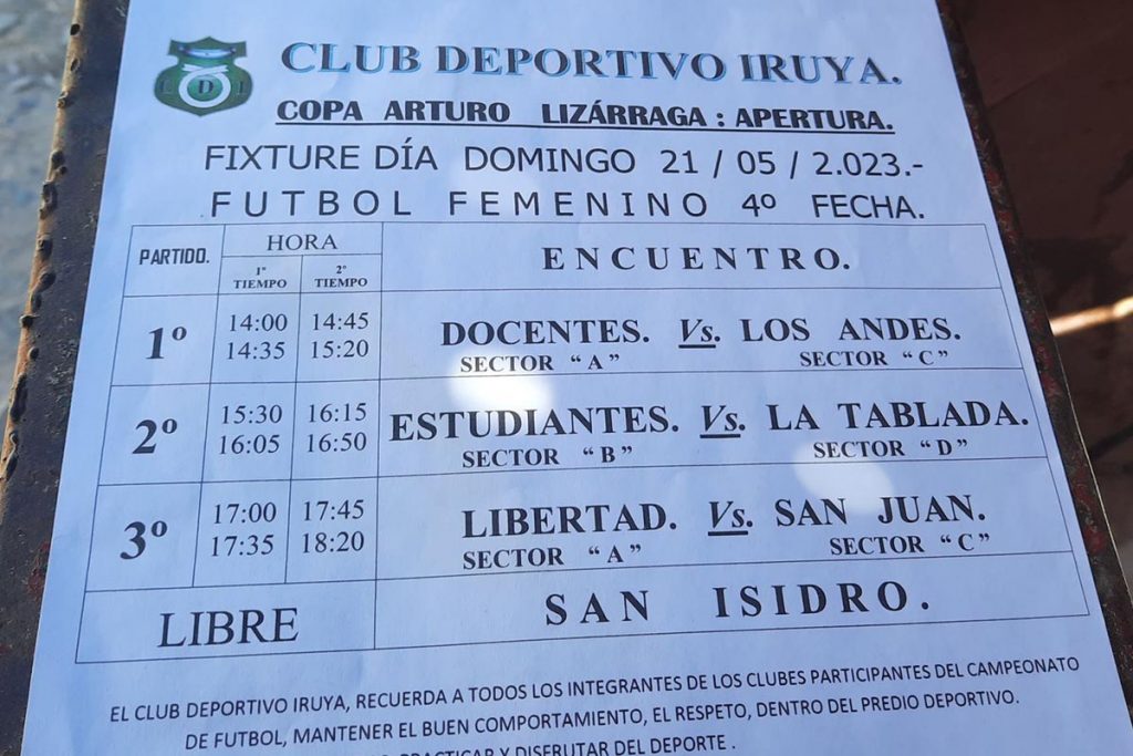 Crónica de un fin de semana de fútbol en Iruya, a 2800 metros de altura 4 Crónica de un fin de semana de fútbol en Iruya, a 2800 metros de altura