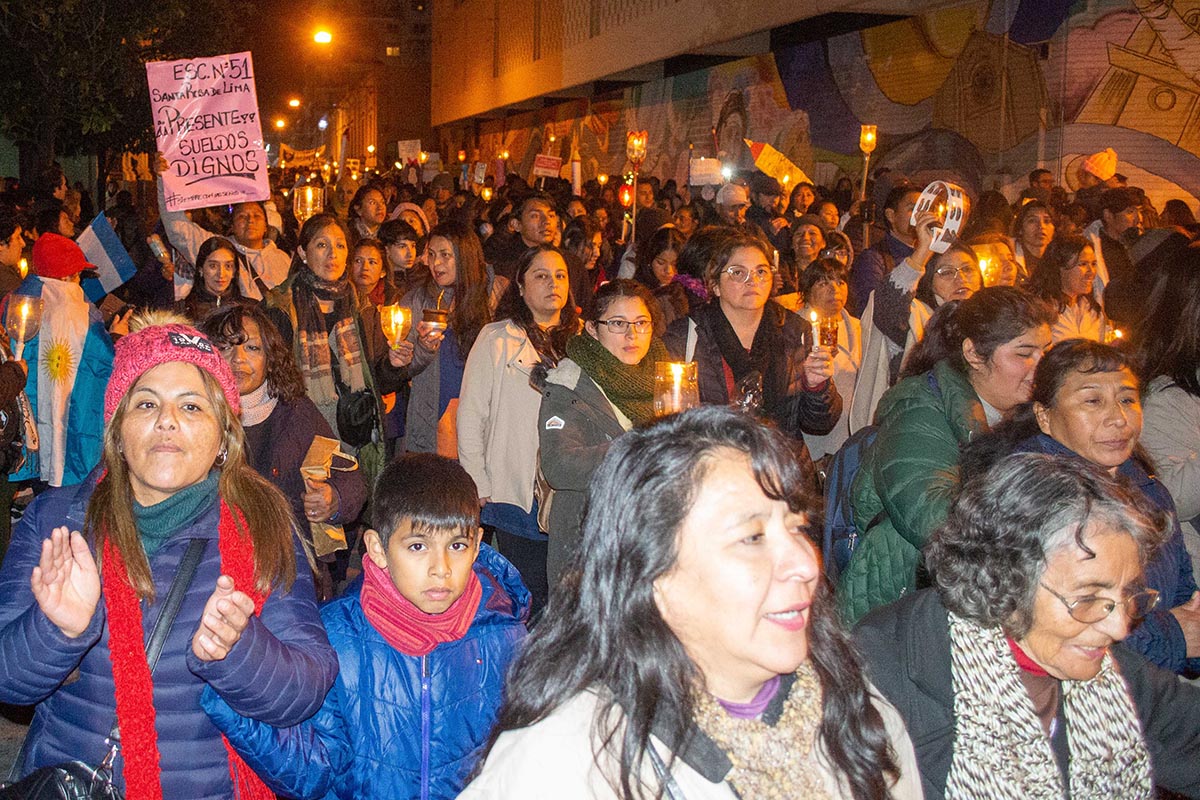 Jujuy: paro general y nueva marcha de docentes y otros sindicatos