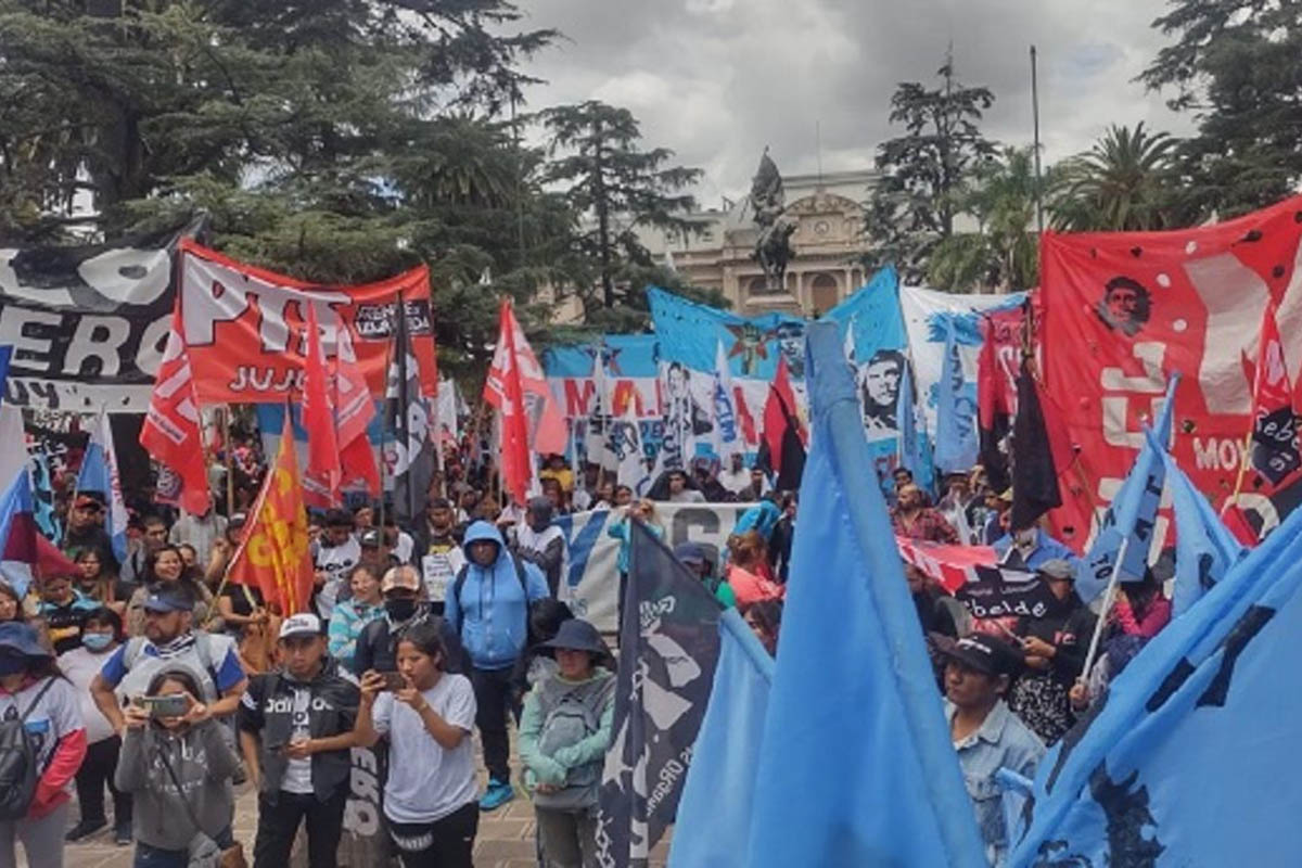 En Jujuy, organizaciones sociales marchan por el trabajo y los salarios