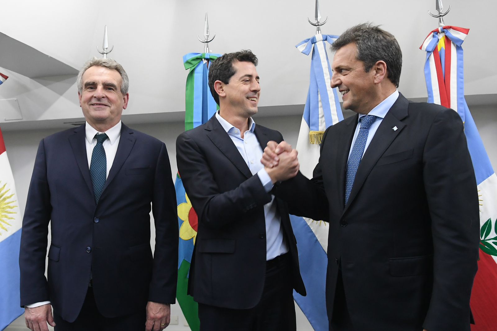 Massa visita Catamarca y Entre Ríos en modo ministro precandidato acompañado por Wado de Pedro