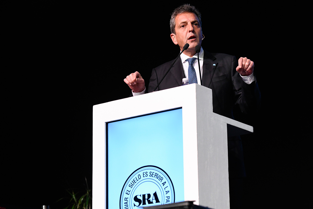 Massa: «A partir del 1 de septiembre, ninguna economía regional va a pagar retenciones»