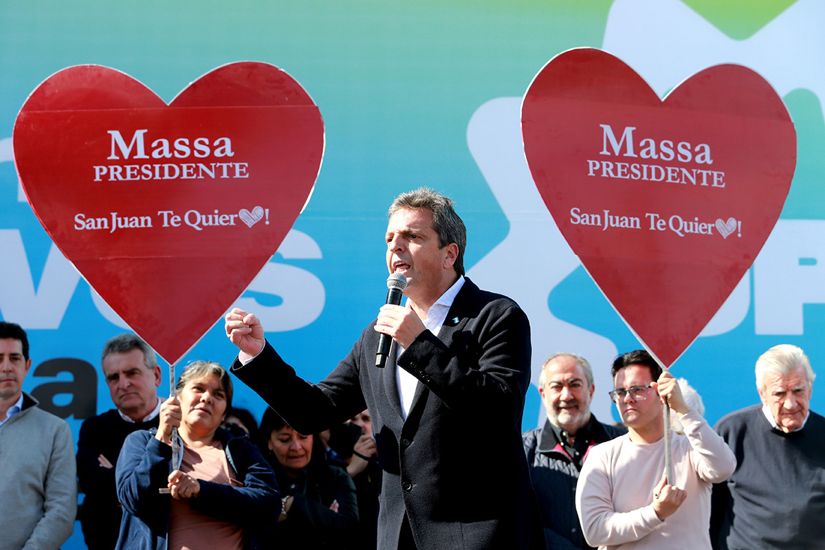 Massa: «Voy a ser el presidente que derrote a la inflación y que defenderá el salario»