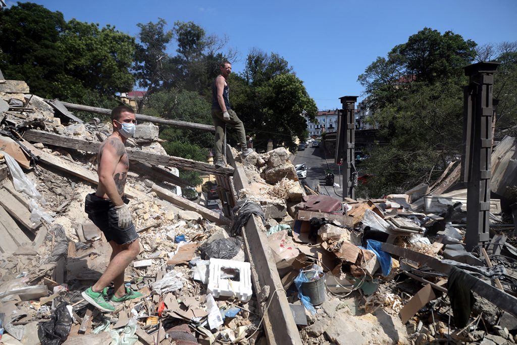 Rusia bombardeó la ciudad ucraniana de Odesa con misiles y drones