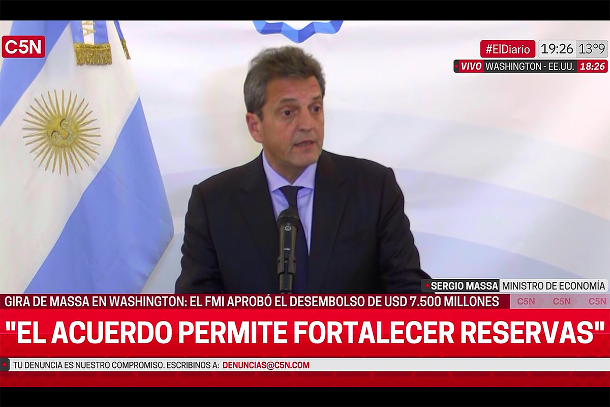 Massa: «Multiplicamos por cinco nuestra capacidad de intervención en los dólares financieros»