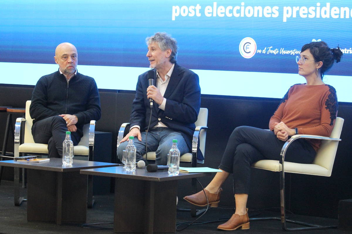 Amado Boudou en la Universidad criticó a Guzmán, ratificó su apoyo a Massa y aseguró que el FMI representa un problema político más que económico