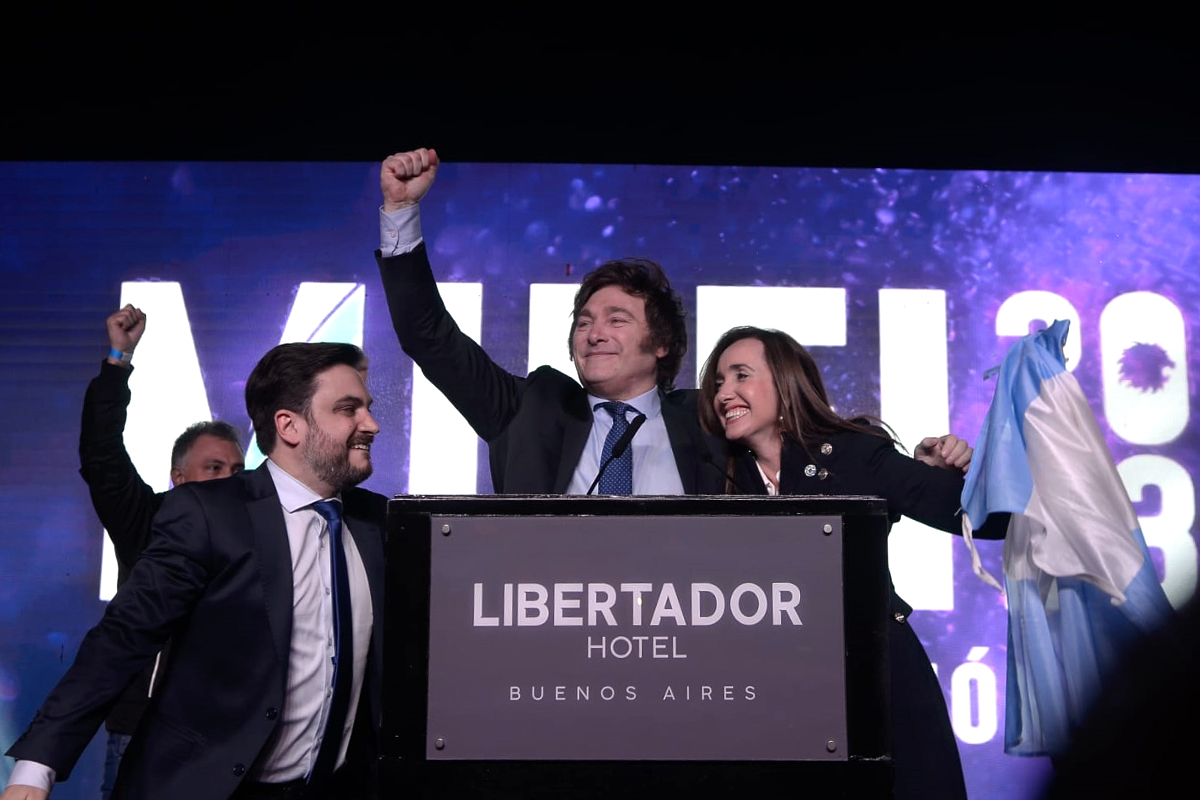 Milei: «Daremos fin al kirchnerismo y también a la casta parasitaria»