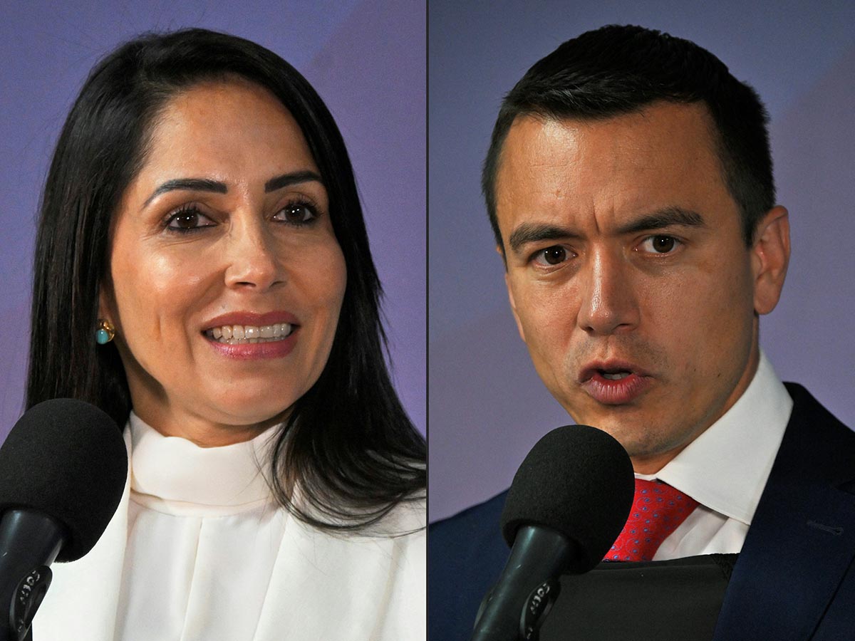 Luisa González y Daniel Noboa perfilan sus estrategias de cara al balotaje presidencial