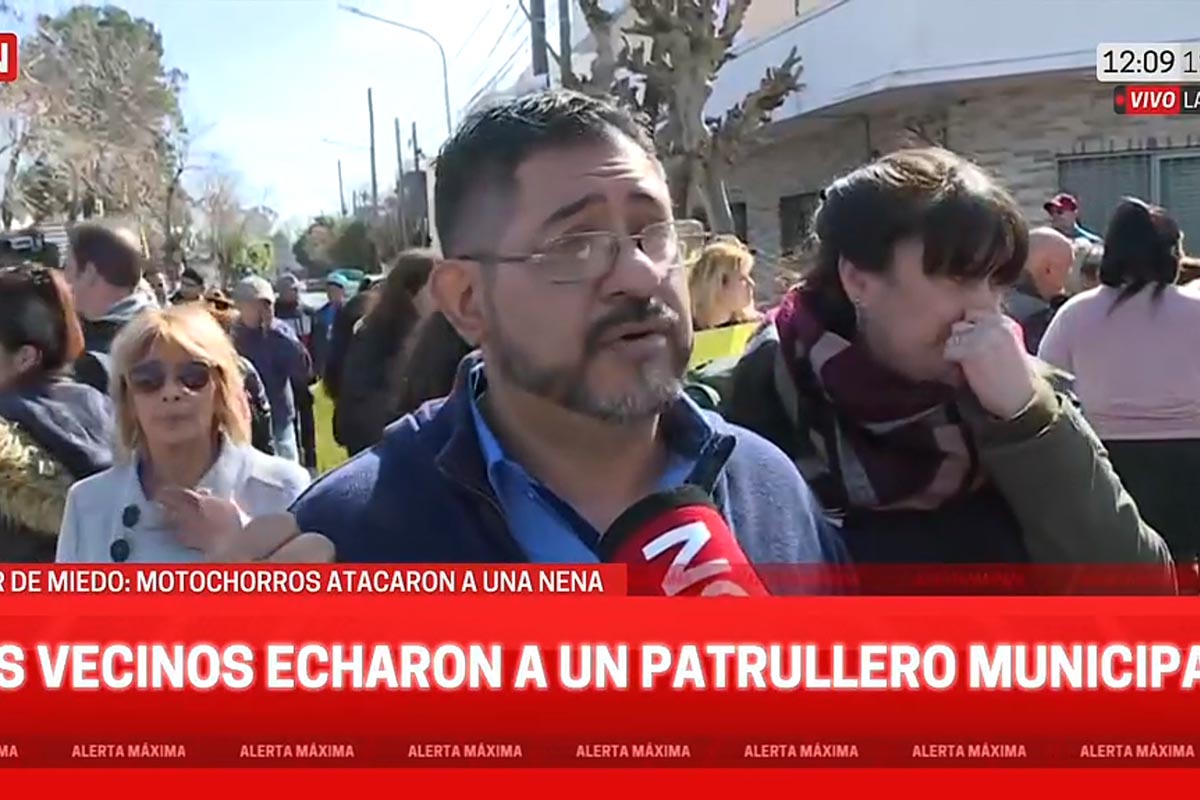 Habló el testigo que arrinconó a los delincuentes: «Son muy comunes los robos acá y nunca hay un patrullero en las escuelas»