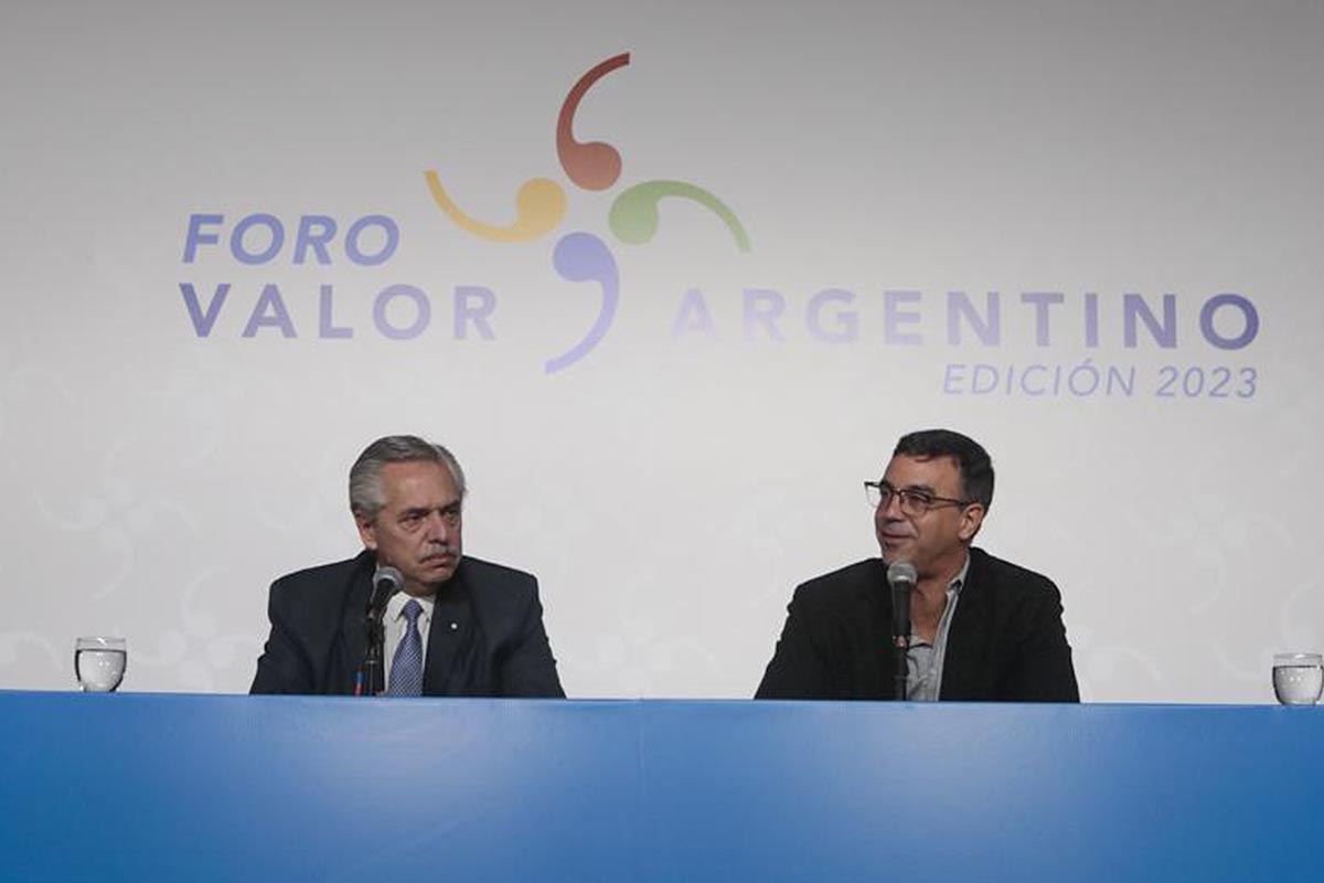Alberto Fernández y Roig encabezaron el Foro Valor Argentino, organizado por referentes del cooperativismo