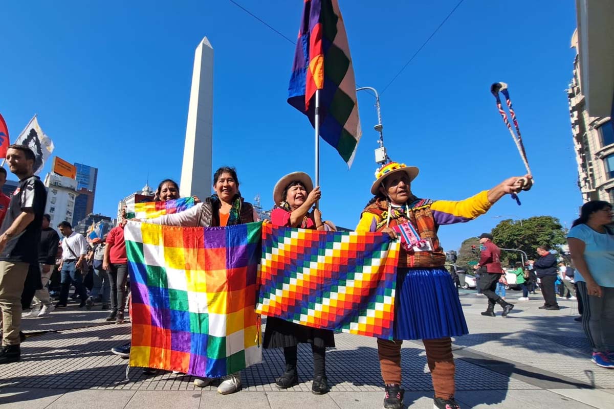 La marcha del tercer Malón de la Paz, en fotos
