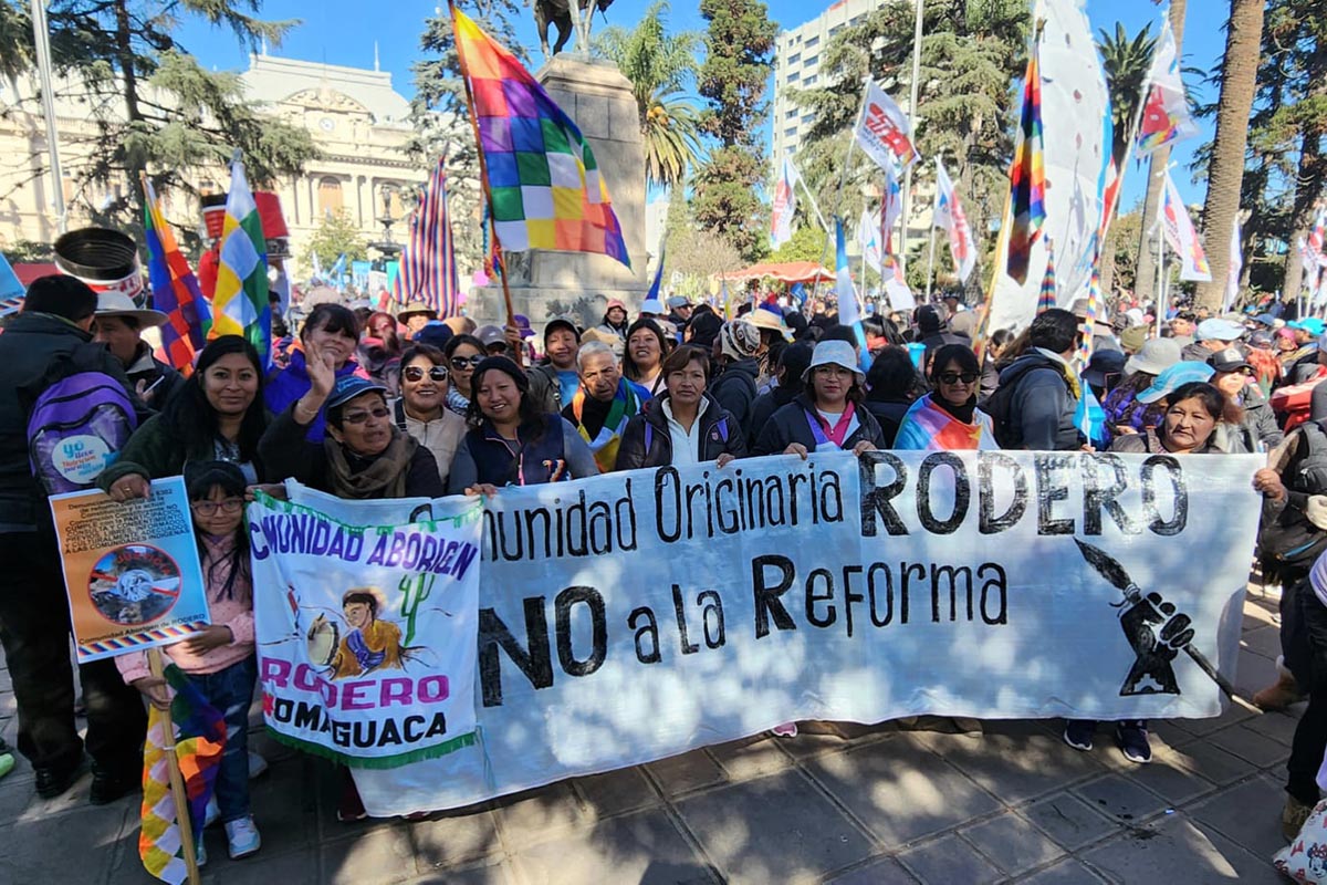 El «Malón de la Paz» contra la reforma constitucional en Jujuy llegó a CABA