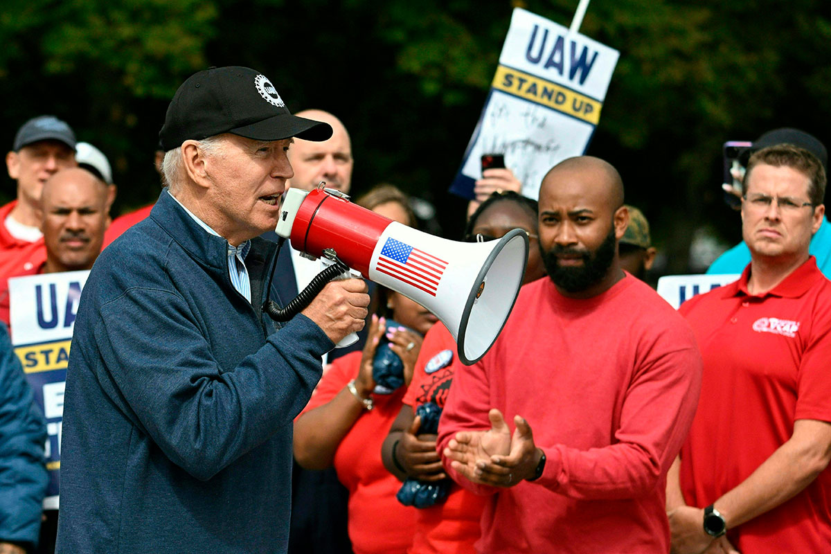 EE UU: Biden, el piquetero menos pensado, en una carrera electoral que ya tomó un ritmo alocado