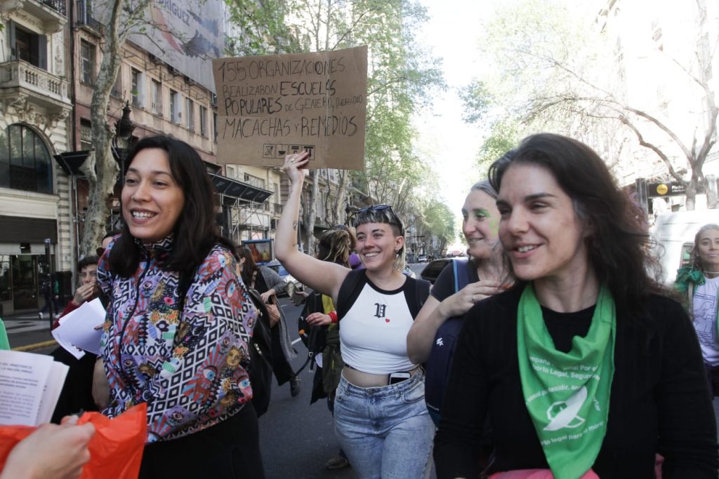28S: imágenes de la marcha feminista