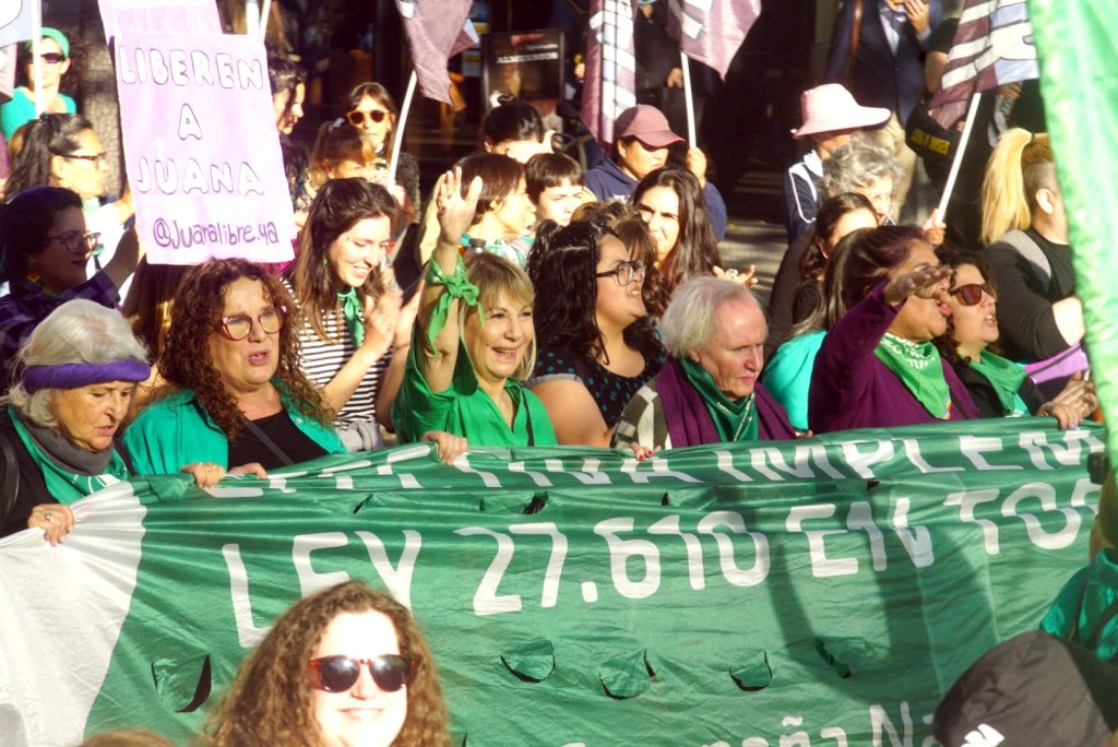 28S: imágenes de la marcha feminista