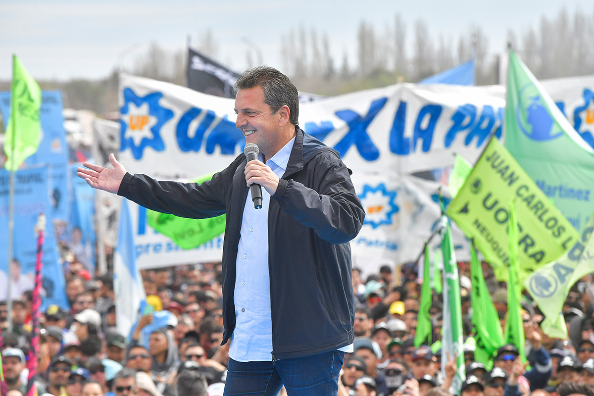 Massa realizó un acto multitudinario en Neuquén: «Lo peor ya pasó, vamos a darla vuelta»