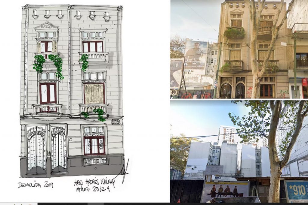 Insólito: era una nota crítica sobre la destrucción de edificios históricos, pero la pauta porteña la transformó en propaganda