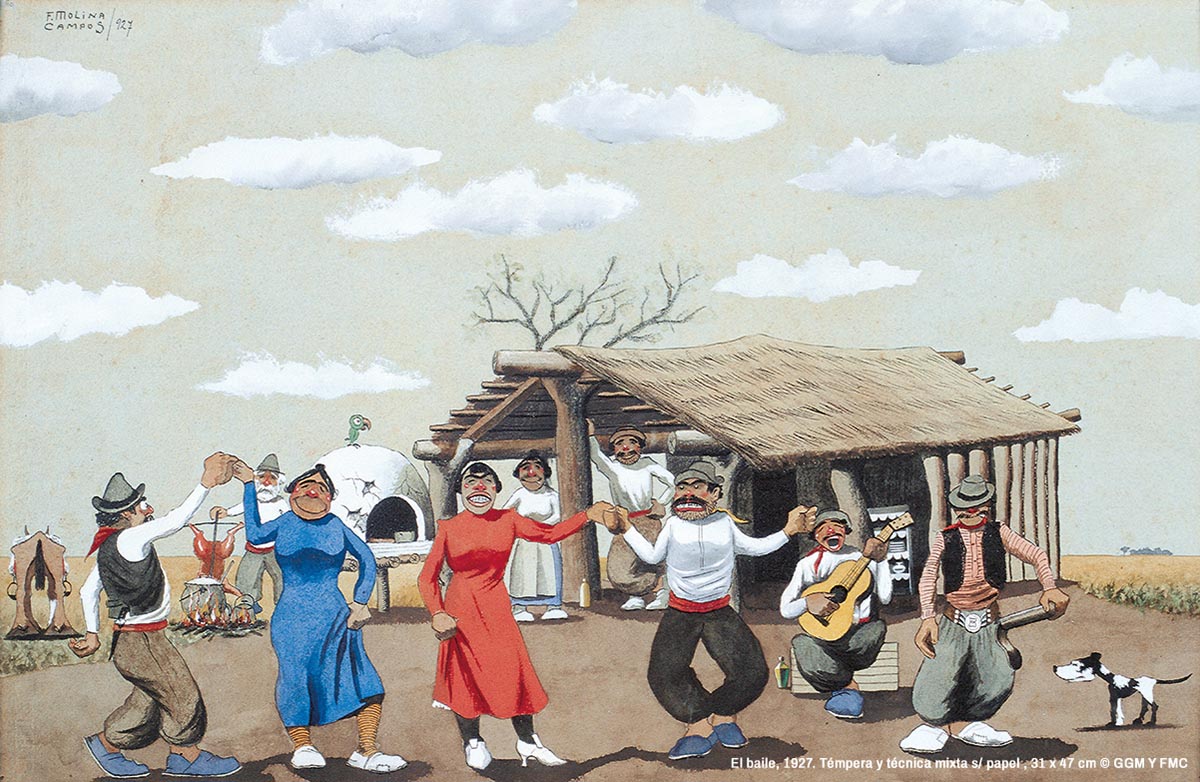 “Florencio Molina Campos. Pinturas para el pueblo”: una muestra del artista más popular y menos estudiado de la Argentina