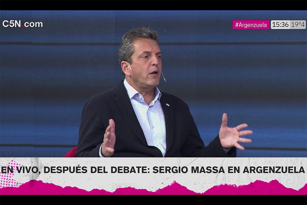 Massa: "Milei les mintió a 20 millones de argentinos que estaban mirando el debate" 1 Massa: "Milei les mintió a 20 millones de argentinos que estaban mirando el debate"